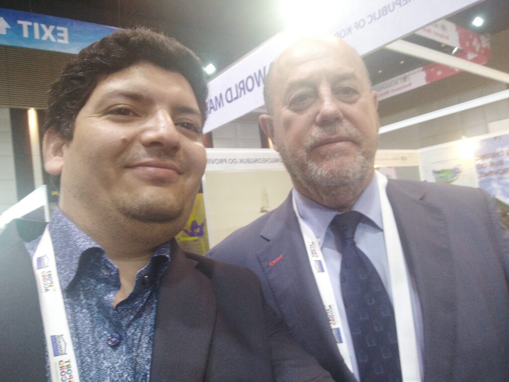 with Mr.Antonio Espinos-President of World Karate Federation